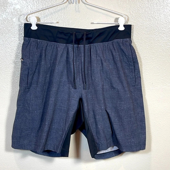Lululemon T.H.E. Short Heather Grey Liner Shorts – Men's 10" size XL - Picture 1 of 7